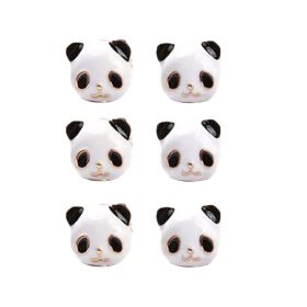 Cute Animal Panda Stud Earrings Women Ear Stud Tiny Earring; 3 Pairs