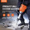 VEVOR Demolition Jack Hammer, 2200W 1400 BPM Jack Hammer Concrete Breaker, Heavy Duty Electric Jack Hammer 6pcs Chisels Bit with Gloves