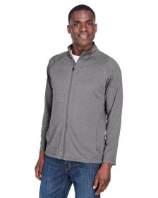 Men's Stretch Tech-Shell® Compass Full-Zip - DK GREY HEATHER - S (Color: DK GREY HEATHER, size: S)