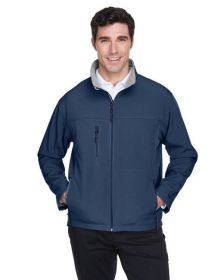 Men's Soft Shell Jacket - CHARCOAL - S (Color: Navy, size: 2XL)
