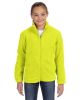Youth 8 oz. Full-Zip Fleece - SAFETY YELLOW - S