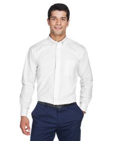 Men's Crown Woven Collection™ Solid Oxford - LIGHT BLUE - S (Color: White, size: 3XL)