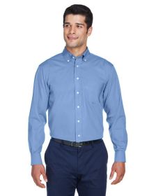Men's Crown Woven Collection™ Solid Oxford - LIGHT BLUE - S (Color: Light Blue, size: M)