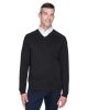 Men's V-Neck Sweater - GREY HEATHER - S