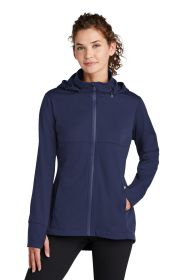 Sport-Tek Ladies Hooded Soft Shell Jacket LST980 (Color: True Navy, size: XS)