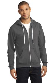 Anvil Full-Zip Hooded Sweatshirt 71600 (Color: CHARCOAL, size: L)