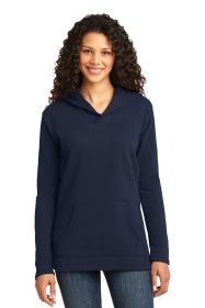 Anvil Ladies French Terry Pullover Hooded Sweatshirt 72500L (Color: Navy, size: M)