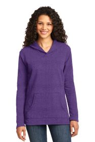 Anvil Ladies French Terry Pullover Hooded Sweatshirt 72500L (Color: Heather Purple, size: 2XL)