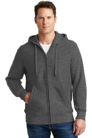 Sport-Tek Super Heavyweight Full-Zip Hooded Sweatshirt F282 (Color: Graphite Heather, size: XS)