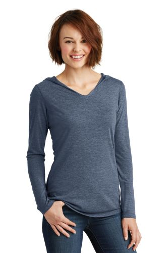 District Women's Perfect Tri Long Sleeve Hoodie DM139L