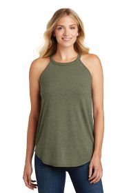 District Women's Perfect Tri Rocker Tank DT137L (Color: Military Green Frost, size: 3XL)