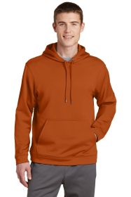 Sport-Tek Sport-Wick Fleece Hooded Pullover F244 (Color: Texas Orange, size: 4XL)