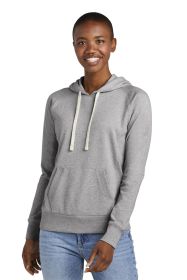 District Women's Re-Fleece Hoodie DT8101 (Color: Light Heather Grey, size: XL)