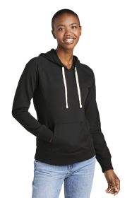 District Women's Re-Fleece Hoodie DT8101 (Color: Black, size: 4XL)