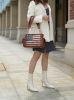 MKF Collection Alaina Vegan Leather Women Flag Shoulder Bag by Mia K
