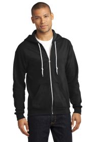 Anvil Full-Zip Hooded Sweatshirt 71600 (Color: Black, size: M)