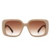 Square Chic Flat Top Women Fashion Sunglasses